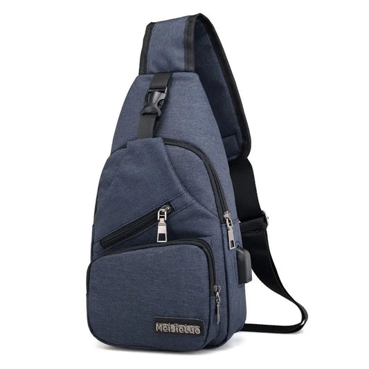 Fashion Casual Crossbody Bag Small Men's Shoulder Bag Men Diagonal Backpack Messenger Phone Bag Boy Fanny Chest Pack