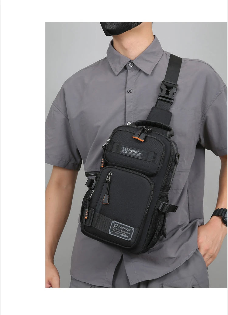 Fashion Men's Waist Packs Chest Bag High Quality Oxford Crossbody Bags For Men Fashion Casual Men Bag Handbag Male Chest Pack