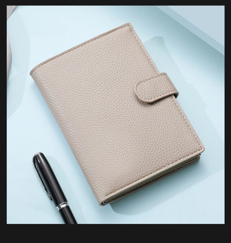 Men's And Women's PU Leather Wallet Travel Passport Wallet Multi Card Slot Credit Card Holder Wallet Travel Accessories