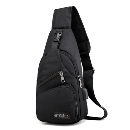 Fashion Casual Crossbody Bag Small Men's Shoulder Bag Men Diagonal Backpack Messenger Phone Bag Boy Fanny Chest Pack