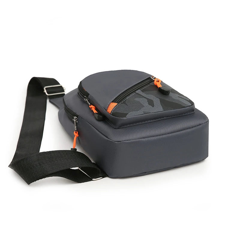 Chest Bag Men's One Shoulder Crossbody Bag Large Capacity Outdoor Sports Leisure Fashion Small Shoulder Bag Backpack Men's