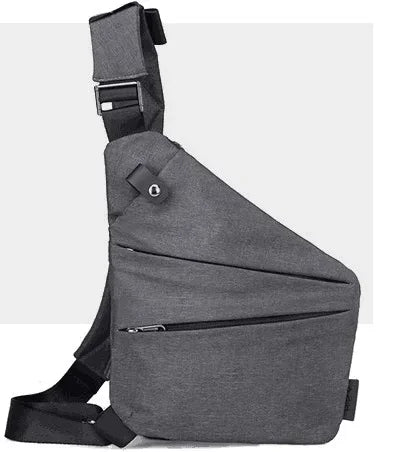 DIENQI Anti-theft Men Chest Bag Waterproof Chest Pack Travel  Personal Pocket Tactical Male Sling Bag Chest Cross body Bag Pauch