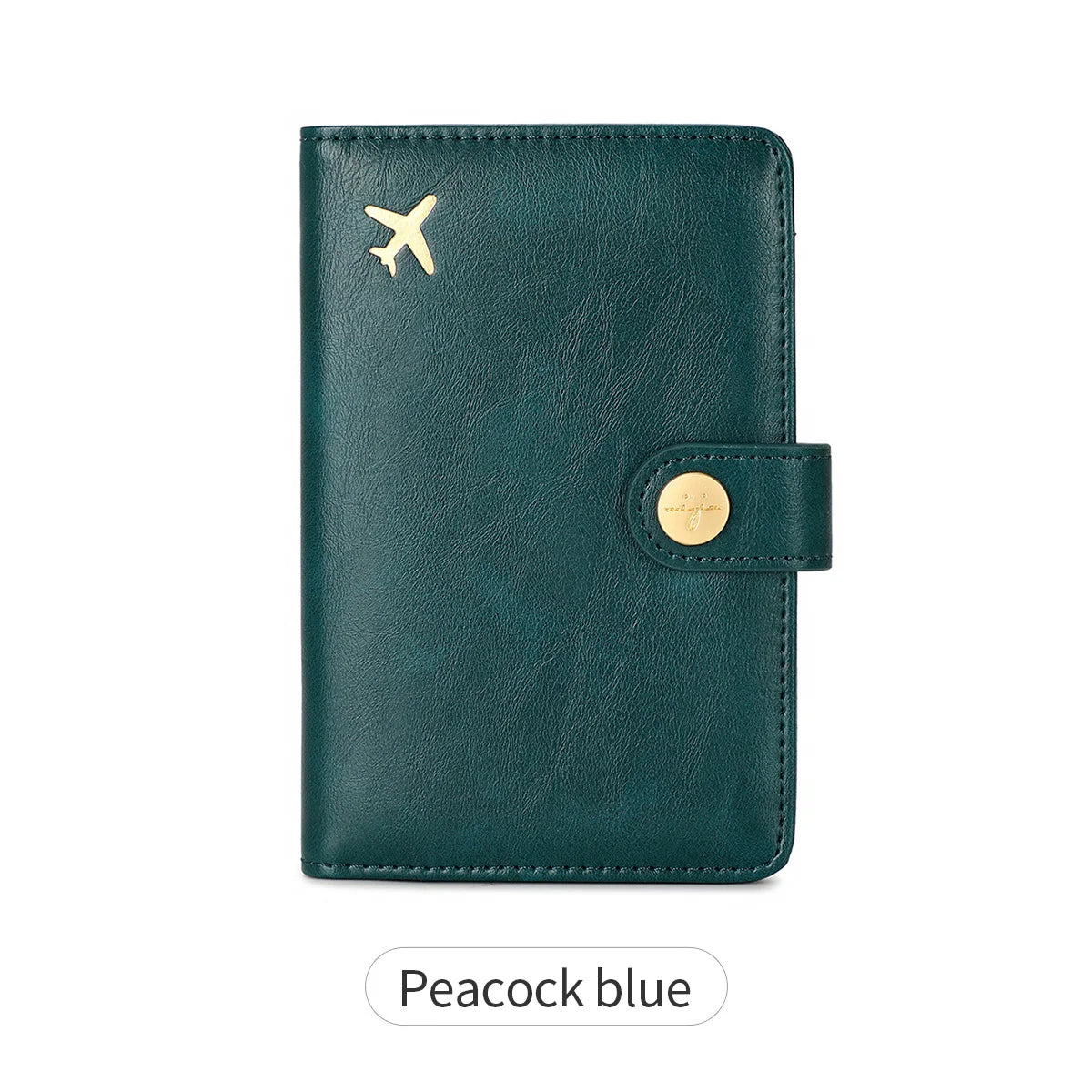Minimalist and fashionable RFID passport clip multifunctional PU leather wallet case ID card credit card holder travel accessory