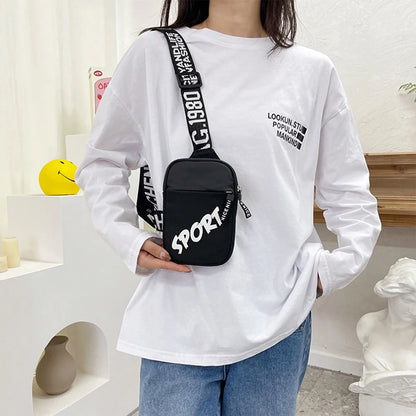 Men's Shoulder Bag INS Trend Waterproof Small Backpack Mobile Phone Man's Messenger Bag Square Bag Crossbody Bags