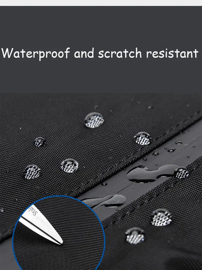 A Cool Men's Messenger Bag Casual Oxford Waterproof And Wearable Shoulder Bag Usb Rechargeable Chest Bag