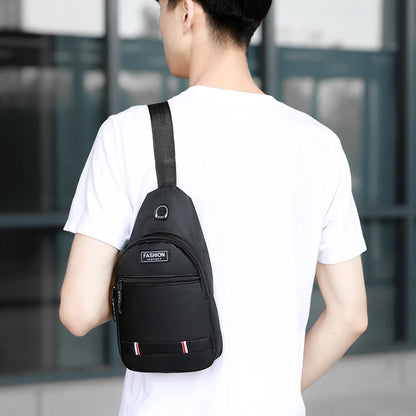 Chest Bag Men's One Shoulder Crossbody Bag Large Capacity Outdoor Sports Leisure Fashion Small Shoulder Bag Backpack Men's