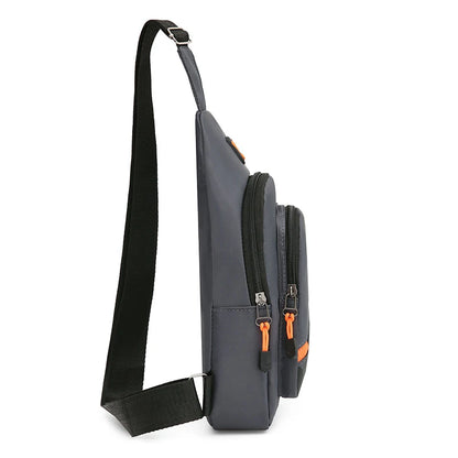 Chest Bag Men's One Shoulder Crossbody Bag Large Capacity Outdoor Sports Leisure Fashion Small Shoulder Bag Backpack Men's