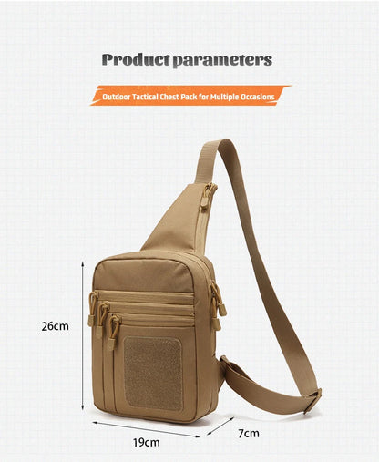 D12 Invisible Sling Waterproof and Wearable Crossbody Hunting and Camping Tactics Outdoor Shoulder Bag Versatile Wilderness
