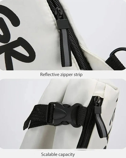 Men's One Shoulder Crossbody Small Bag New Simple And Lightweight Multi Functional Chest Bag Running Sports Cycling Bag Women