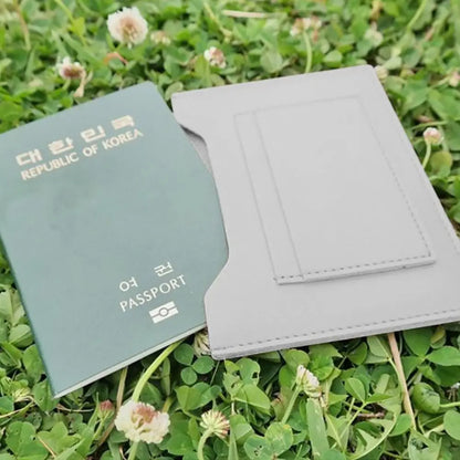 2025 Women Portable Multicolor Passport Cover Holder Case Multi-slots Waterproof Card Holder Men PU Leather Passport Bag Unisex