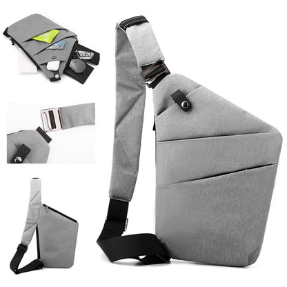 Travel Personal Anti-theft Crossbody Bag Mini Cross Body Bags Male One Shoulder Sling Bag Leisure Anti-splash Men's Chest Bag