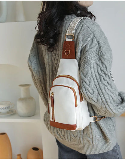 Women Bag Fashion Sling Bag for Woman High Quality PU Leather Pack Crossbody Chest Bolsa Feminina Sacs À Main Shoulder Messenger