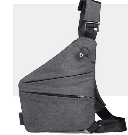 DIENQI Anti-theft Men Chest Bag Waterproof Chest Pack Travel  Personal Pocket Tactical Male Sling Bag Chest Cross body Bag Pauch