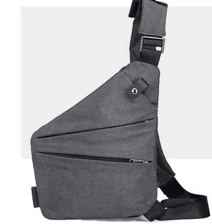 DIENQI Anti-theft Men Chest Bag Waterproof Chest Pack Travel  Personal Pocket Tactical Male Sling Bag Chest Cross body Bag Pauch